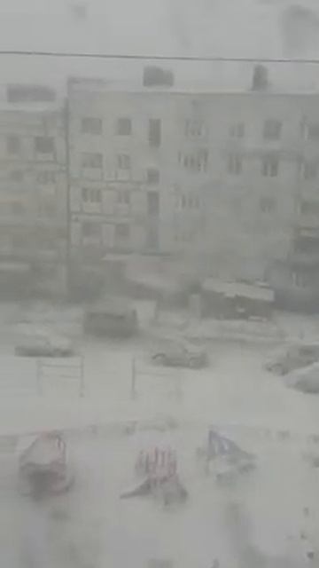 В Охе Буран Нет Света Воды и Интернета 17 октября 2021