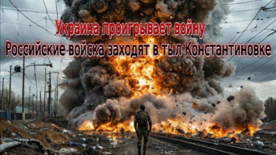 Новости СВО Сегодня- Украина проигрывает войну. Российские войска заходят в тыл Константиновке