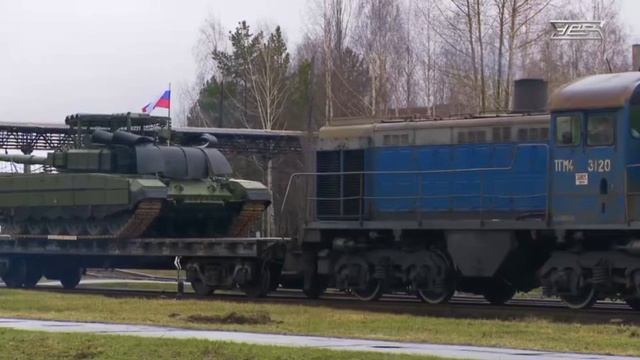 Уралвагонзавод в преддверии Дня Победы отправил партии танков Т-90М и Т-72Б3М в войска