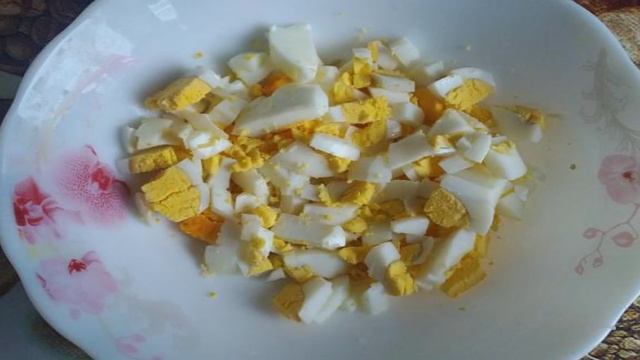 Салат с куриным филе