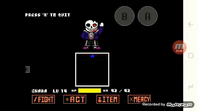 играю horortale sans hard mod