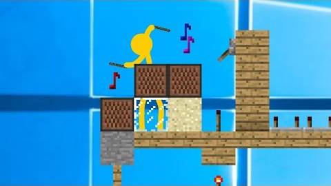 Нотный блок. Анимация VS Маинкрафт (музыкальная группа)