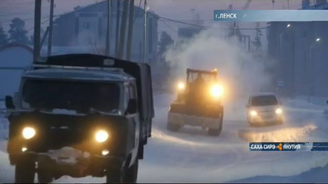 Работа по освещению улиц Ленска ведется уже два года