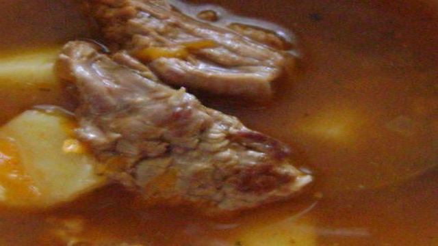 Шурпа с говядиной