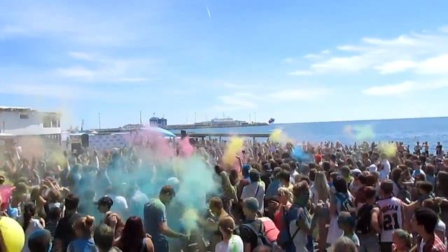 Фестиваль красок в Сочи | ColorFest "Цветной Сочи" Пляж Ривьера