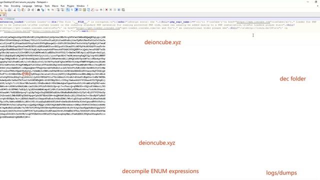 Decode ioncube Enum expressions in php8 files