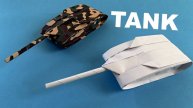 ТАНК из Бумаги. Оригами СВОИМИ РУКАМИ