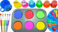 Чтобы сделать радужные ГИГАНТСКИЕ игрушечные конфеты-слаймы Sprunki SLIMES с блестками, сформируйте