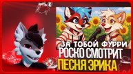 🐺 Роско смотрит Eric Myval - ЗА ТОБОЙ ФУРРИ - КАВЕР "ЗА ТОБОЙ ЦВЕТЫ"