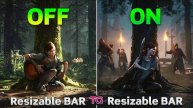The Last of Us Part 2 Resizable BAR : ON vs OFF on NVIDIA GPU