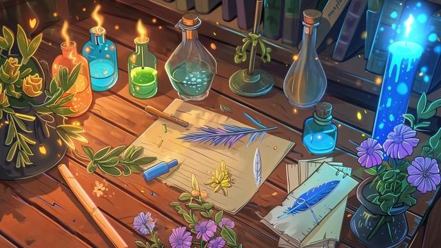 фэнтезийная музыка для вдохновения - Чердак волшебника 🧙♂️✨  [Музыка без рекламы]