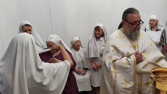 Посвящение сестры милосердия в Православном Сестричестве св. Жен-Мироносиц г. Кемерово