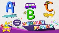 АНГЛИЙСКИЙ ЯЗЫК ДЛЯ ДЕТЕЙ | Alphabet Song - Letter A to Z - Upper Case (Capital letter)
