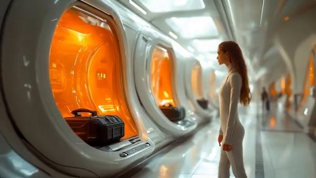 The Airport of the Future. Beautiful AI ART , Photography and inspiring Music