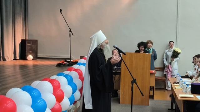 Приветственное слово митрополита Иоанна на фестивале "Пасхальный перезвон" в медицинском колледже