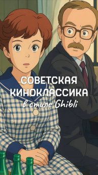 СОВЕТСКАЯ КЛАССИКА В СТИЛЕ GHIBLI 👍🔥💯😁✌️😉🫶🤘👌✊🤩