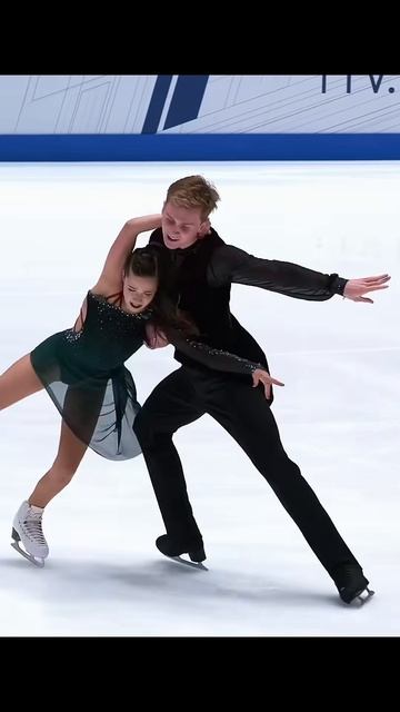 Anna Shcherbakova & Egor Goncharov 💚 #figureskating #icedance #iceskating #dance #sports #athlete
