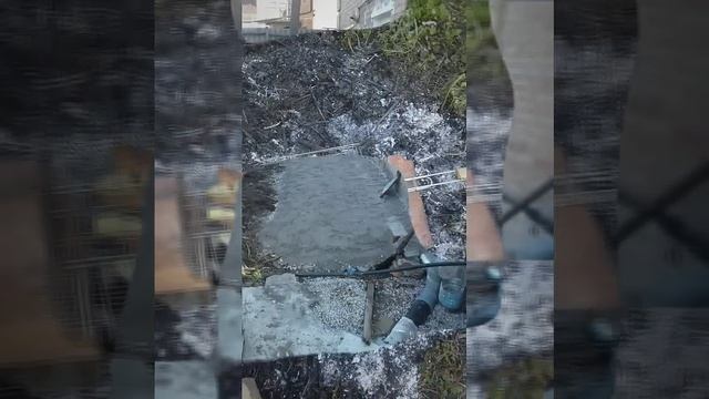 Делали слив канализации из дома