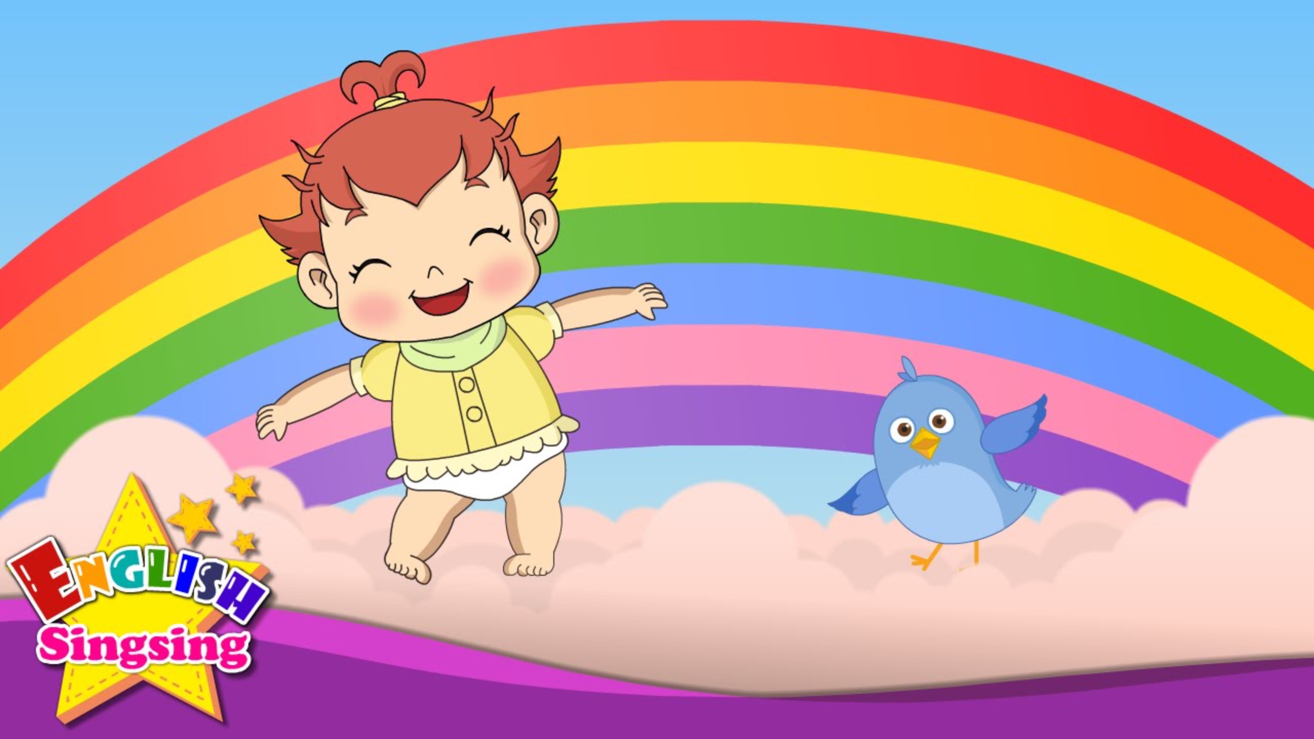 АНГЛИЙСКИЙ ЯЗЫК ДЛЯ ДЕТЕЙ | I Can Sing a Rainbow - Rainbow song - Color song