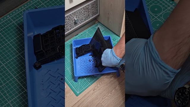 Финальный корпус для эргономичной сплит-клавиатуры на SLA-принтере  #customkey #diy #split #ergo