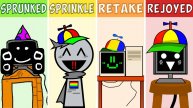 INCREDIBOX SPRUNKI 😎 | ВСЕ ЗВУКИ НОРМАЛЬНЫЕ VS СТРАШНЫЙ💀 SPRUNKED | КТО ПОБЕДИТ??? 🤨