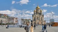 Спасо-Преображенский кафедральный собор и "сухой" фонтан, 01.05.2023 г.