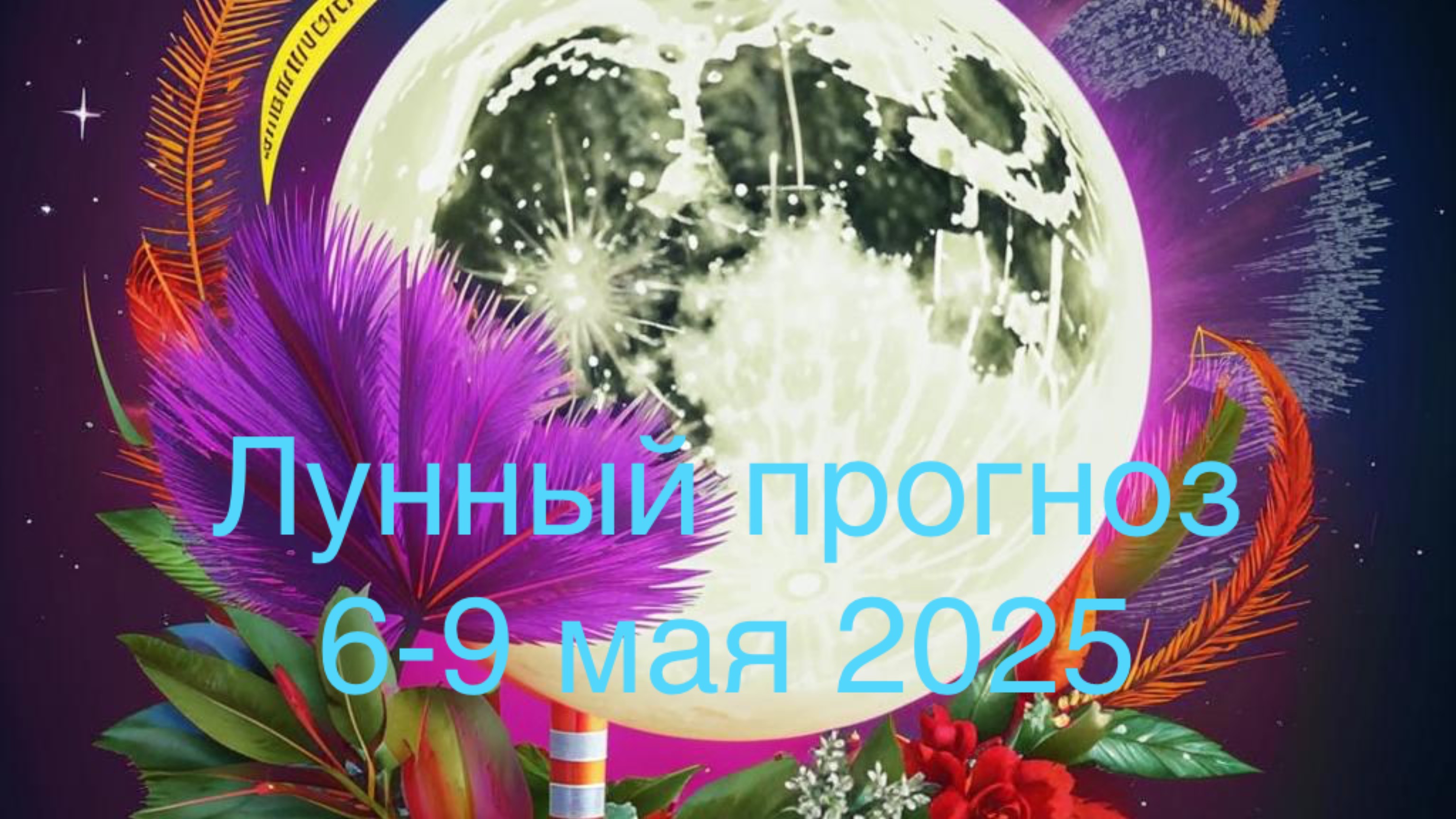 Лунный прогноз 6-9 мая 2025