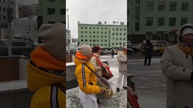 Харинама Юга Дхарма в Москве на м. Таганская 19.02.2023 / Harinama Yuga Dharma in Moscow 19.02.2023