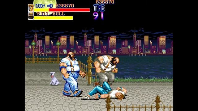 FINAL FIGHT Arcade game Прохождение Mame / Arcade Longplay
