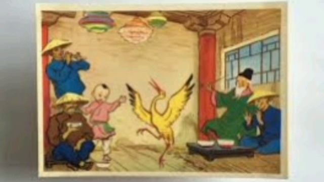 Жёлтый аист. Китайская сказка, народов Азии.