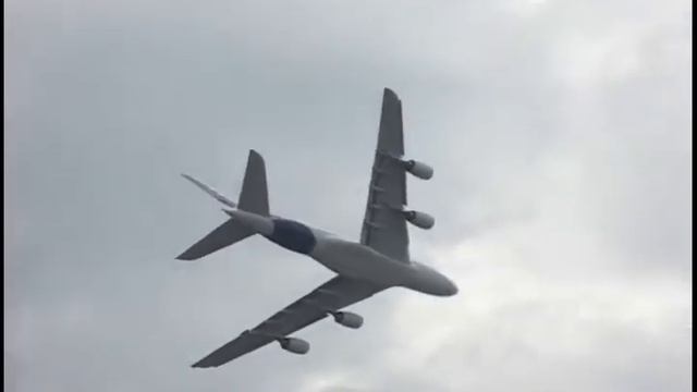 Полет Airbus A380 на МАКС 2011