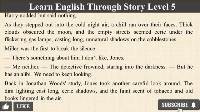 LEARN ENGLISH THROUGH STORIES.✅🕵️♂️The Mystery of the Woods Mansion.Detective story.#audiobook