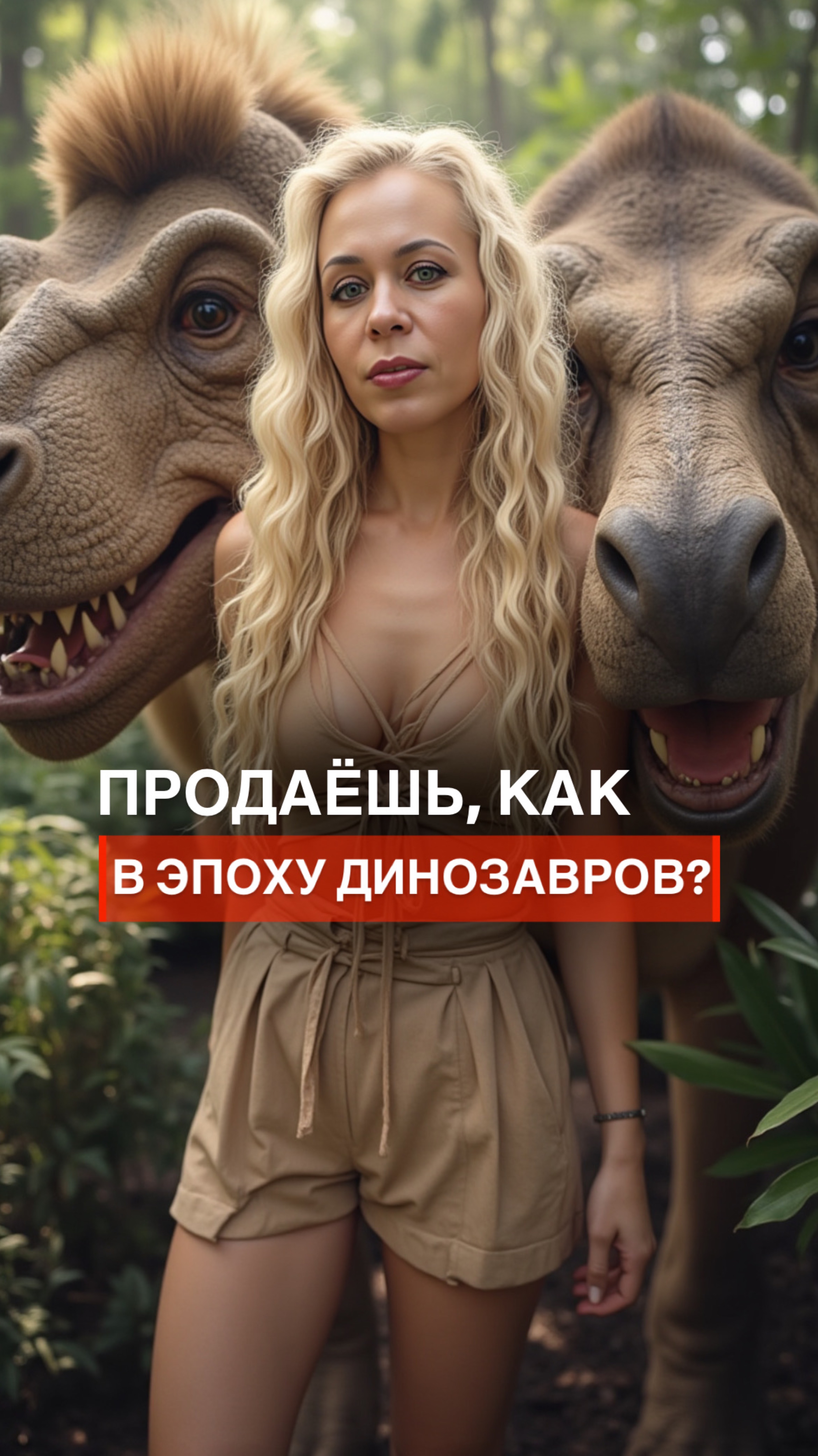 ПРОДАЁШЬ, КАК В ЭПОХУ ДИНОЗАВРОВ?