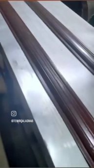 Производство двух сторонегго Евроштакетника. В шоколадном глянце⚙️🔥