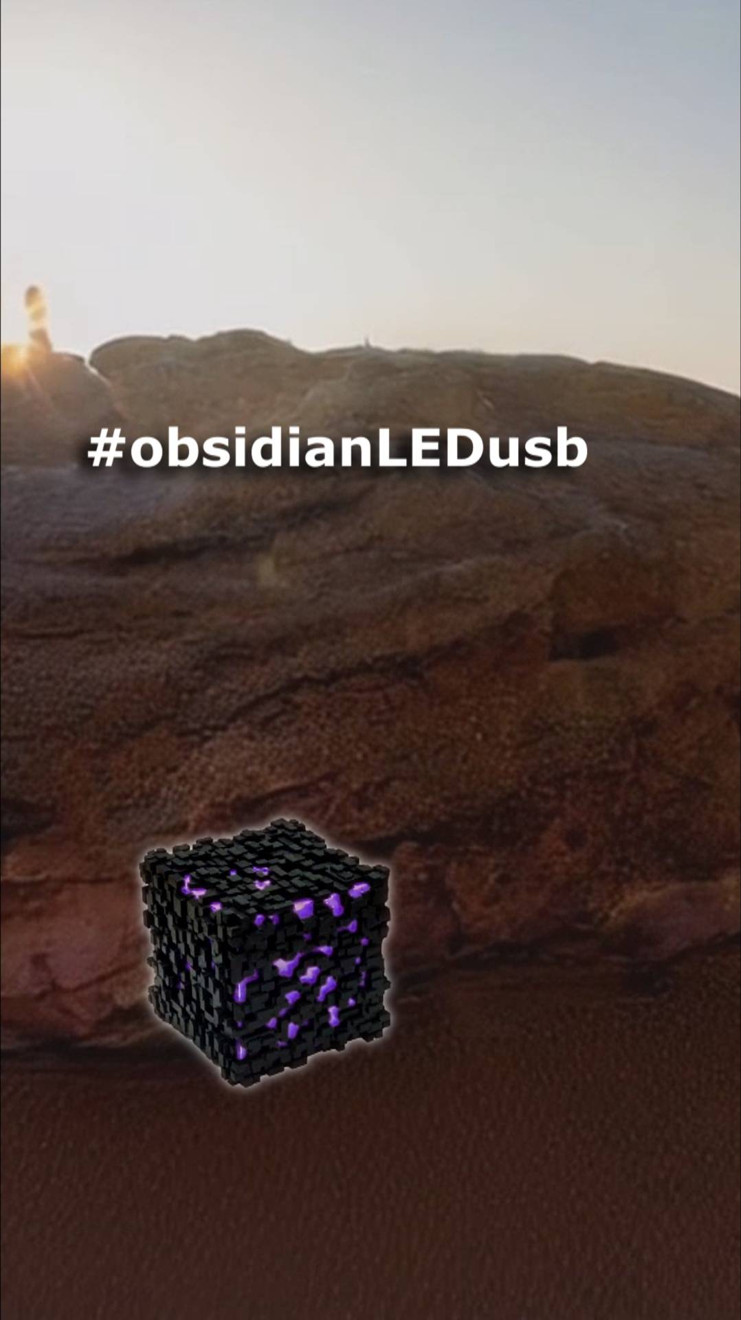 Добываем LED Обсидиан / Mining LED Obsidian