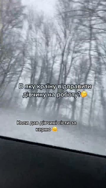 когда посадил девушку за руль. коли посадив дівчину за