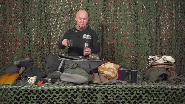 Подготовка снаряжения к зимнему полевому выходу.