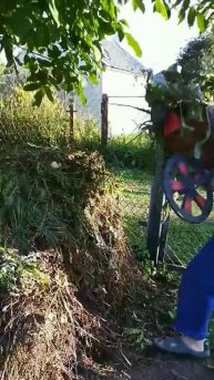 тачка садовая без понтов, а какая у вас тачка!!! #diy #свои