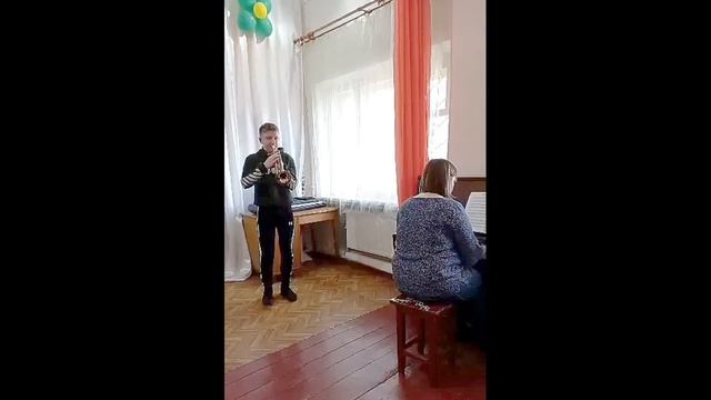 Швець Назар, Верхняцька ДШМ, мексиканська н.п. "Бесаме мучо", В. Єльчанінов "Концертіно". 30.03.21