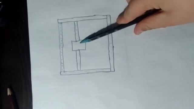 сундук из Майнкрафта по клеточкам