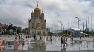 Спасо-Преображенский кафедральный собор и "сухой" фонтан, 19.08.2023 г.