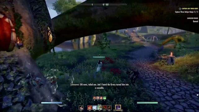 🌿 Погружаемся в боевой ритм Tamriel! Stamden 2H билд — PvE и PvP-геймплей без слов, но с ударной мо