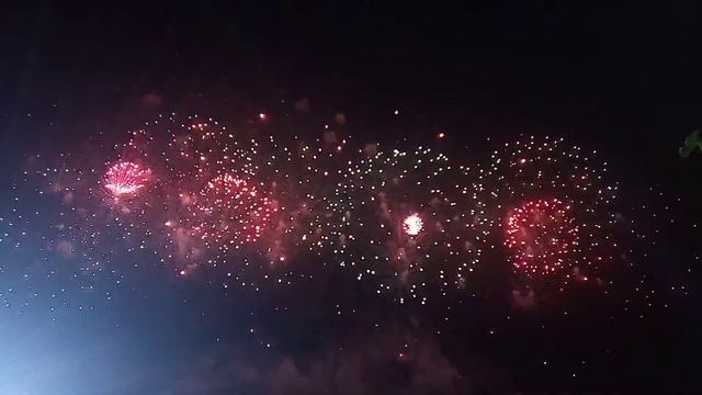Международный фестиваль фейерверков. Заключительное выступление.