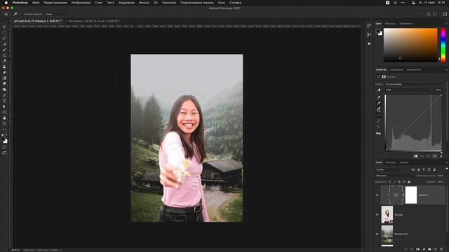 Как ВПИСАТЬ ОБЪЕКТ в фон в Фотошопе за 3 КЛИКА — Самый простой способ