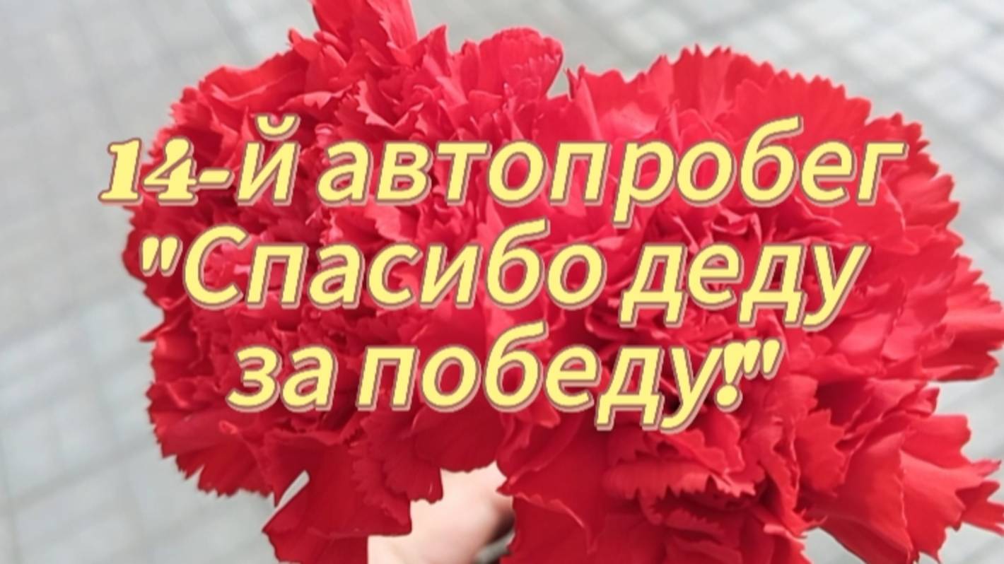 14-й автопробег "Спасибо деду за победу!"