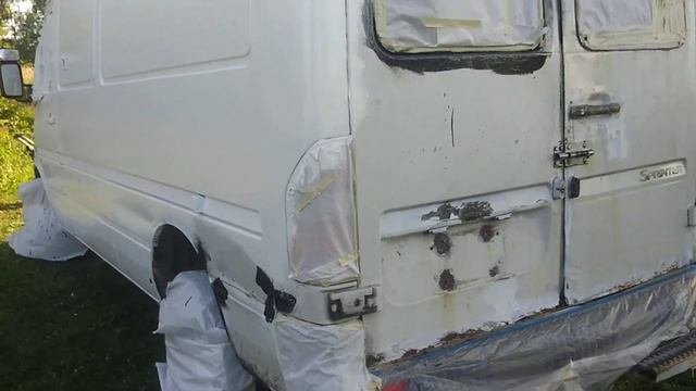 Малюємо Спрінтера добрим і дешевим способом..10 серпня 2020.