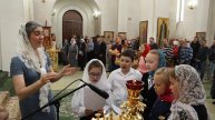 Божественная Литургия в храме новомучеников и исповедников Церкви Русской