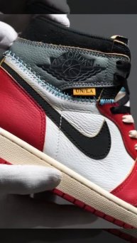 Ретро модель Union LA x Jordan 1 Retro High OG Chicago Shadow
