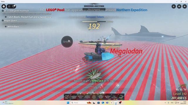 пытаюсь выловить мегалодона