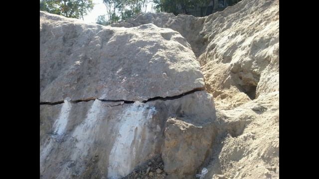 Разрушение валунов не взрывным методом